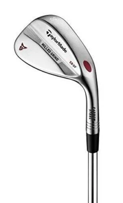 TaylorMade Golf Milled Grind Satin Nickel Chrome Finish Wedge Standard Bounce 60.10 Right Hand Stiff, LW -Taylormade 3114vLVVCEL