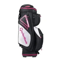 TaylorMade 2019 Golf Select Cart Bag, Black/Pink -Taylormade 41YKpr9mcfL