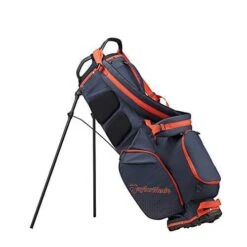 TaylorMade 2019 LiteTech 3.0 Stand Golf Bag, Navy/Blood Orange -Taylormade 41wButAgkDL