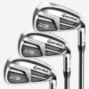 TaylorMade Golf M5 Iron Set 4-PW, Right Hand, Stiff Flex Shaft: Mitsubishi Tensei Orange -Taylormade 515 2BXzY9stL