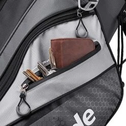 TaylorMade 2019 Golf Select Stand Bag, Gray/Black -Taylormade 61JIE11IkjL