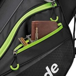 TaylorMade 2019 Golf Select Stand Bag, Black/Green -Taylormade 61XsMNZSFbL