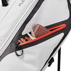 TaylorMade 2019 Flextech Lite Stand Golf Bag, Silver/Blood Orange -Taylormade 61g9Cku2a6L