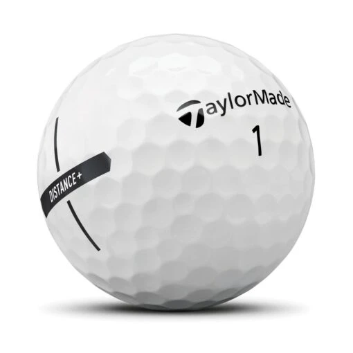 TaylorMade Distance + Golf Balls -Taylormade Distance Golf Balls WHITE 1