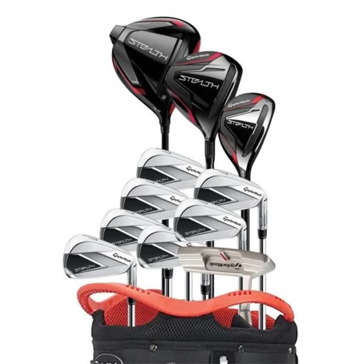 TaylorMade Stealth Steel Package Set Gents RH -Taylormade P TA22C0102TAYSTEALTHSTEELPACKAGESETGENTSRH L