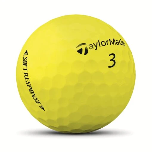 TaylorMade Soft Response Golf Balls - Yellow -Taylormade Soft Response Golf Balls Yellow 1