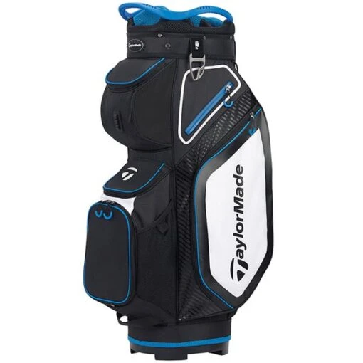 TaylorMade Cart 8.0 Bag Black White Blue -Taylormade TA20A0308002 L