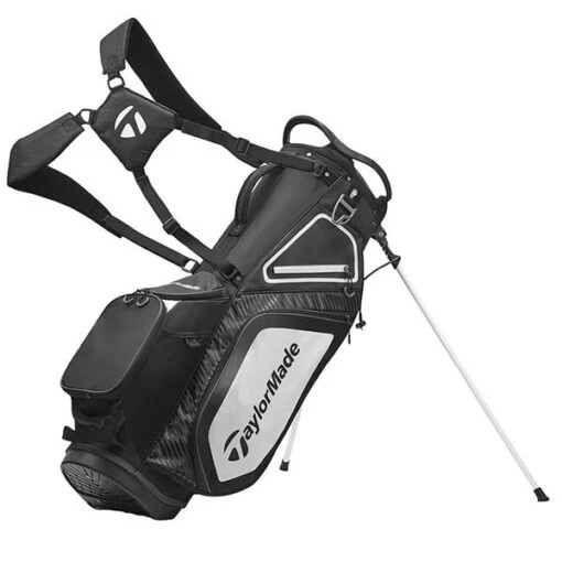 TaylorMade Stand 8.0 Bag Black White Charcoal -Taylormade TA20A0504001 L