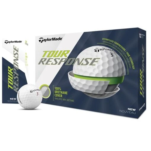 TaylorMade Tour Response Golf Balls White -Taylormade TA20D0105001 2 L