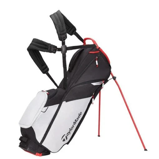 TaylorMade Flextech Lite Stand Bag Grey - Red -Taylormade TA21A0505004 L