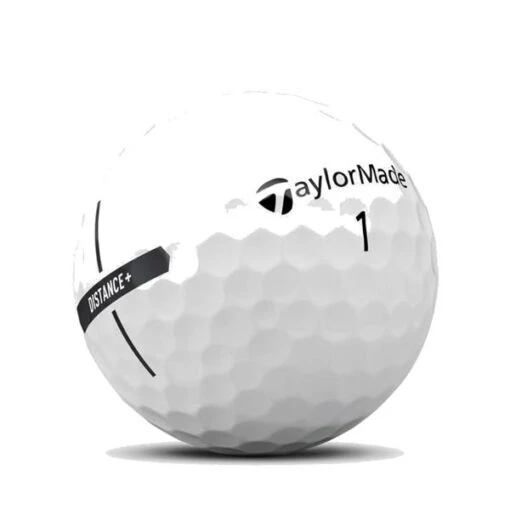 TaylorMade Distance + Golf Balls Dozen White -Taylormade TA21D0101001 1 L