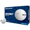 TaylorMade Distance + Golf Balls Dozen White -Taylormade TA21D0101001 L