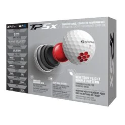 TaylorMade TP5x Golf Balls Dozen White -Taylormade TA21D0104001 2 L