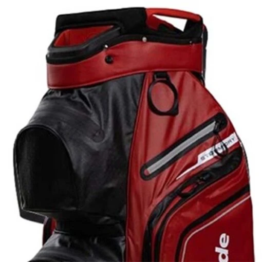 TaylorMade StormDry W/P Cart Bag Red - Black -Taylormade TA22A0307001 2 L