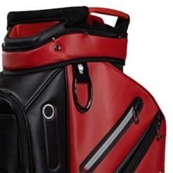 TaylorMade Deluxe Cart Bag Red - Black -Taylormade TA22A0308001 2 L