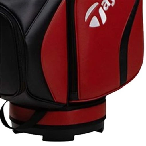 TaylorMade Deluxe Cart Bag Red - Black -Taylormade TA22A0308001 3 L