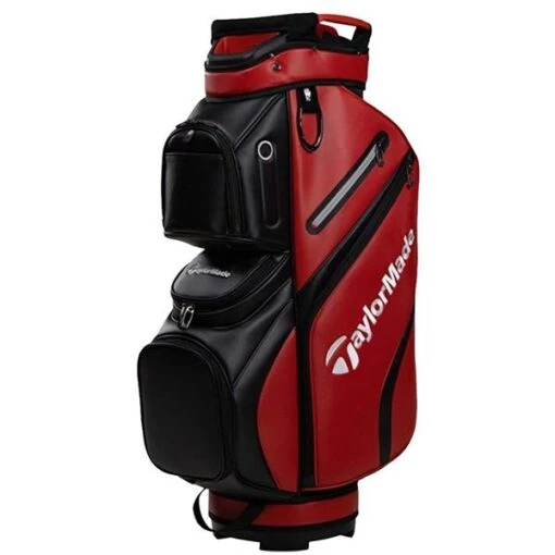 TaylorMade Deluxe Cart Bag Red - Black -Taylormade TA22A0308001 L