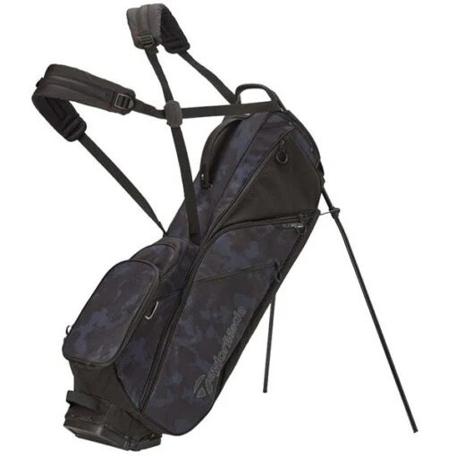 TaylorMade Flextech Lite Stand Bag Black Camo -Taylormade TA22A0505001 L