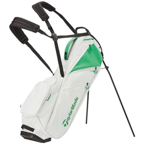 TaylorMade Flextech Lite Stand Bag White - Green -Taylormade TA22A0505002 L