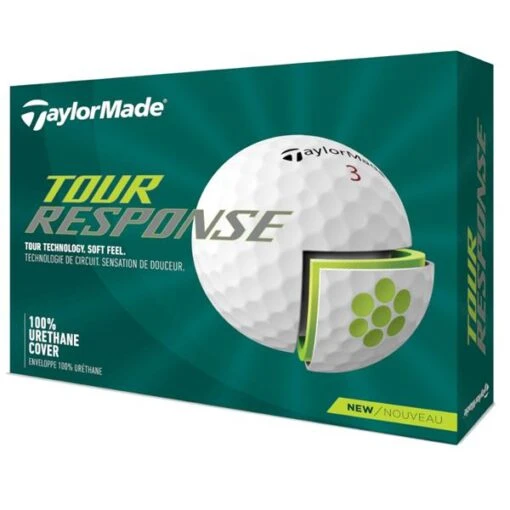 TaylorMade Tour Response Golf Ball Dozen White -Taylormade TA22D0101001 L