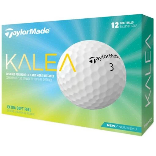 TaylorMade Kalea Golf Ball Dozen White -Taylormade TA22D0104001 L