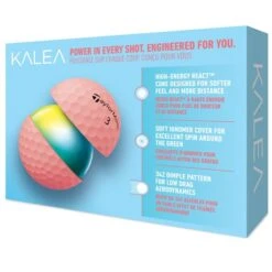 TaylorMade Kalea Golf Ball Dozen Peach -Taylormade TA22D0104002 1 L