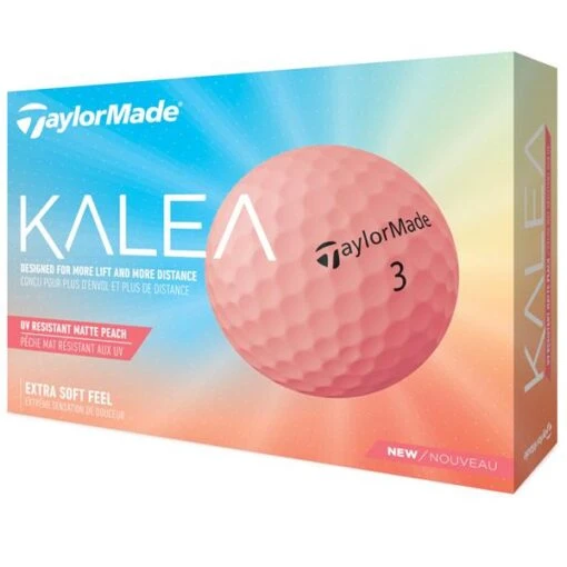 TaylorMade Kalea Golf Ball Dozen Peach -Taylormade TA22D0104002 L