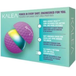 TaylorMade Kalea Golf Ball Dozen Purple -Taylormade TA22D0104003 1 L