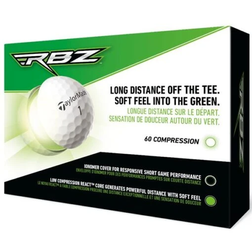 TaylorMade RBZ Ball Dozen White -Taylormade TA22D0105001 6 L