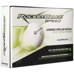 TaylorMade RocketBallz Speed Ball Dozen White -Taylormade TA22D0106001 4 L