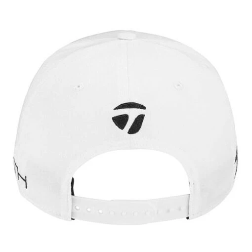 TaylorMade Tour Flatbill Cap White -Taylormade TA22H0303001 1 L