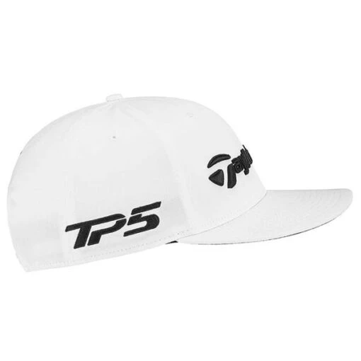 TaylorMade Tour Flatbill Cap White -Taylormade TA22H0303001 3 L