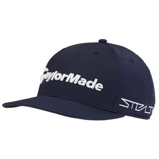 TaylorMade Tour Flatbill Cap Navy -Taylormade TA22H0303003 L