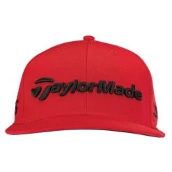 TaylorMade Tour Flatbill Cap Red -Taylormade TA22H0303005 2 L