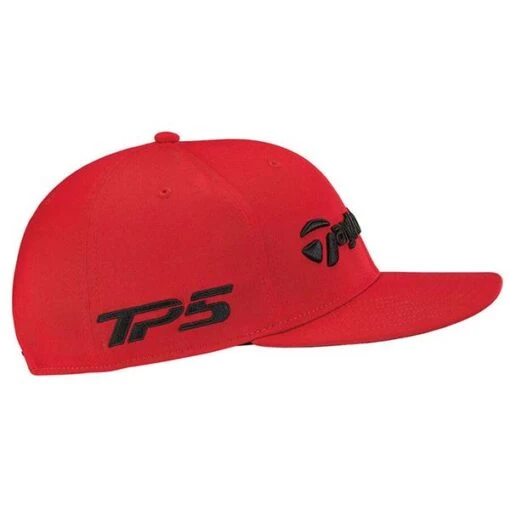 TaylorMade Tour Flatbill Cap Red -Taylormade TA22H0303005 3 L