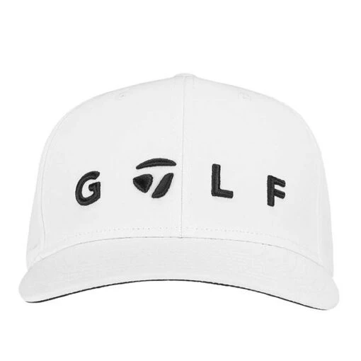 TaylorMade Lifestyle Adj Cap White -Taylormade TA22H0305001 2 L