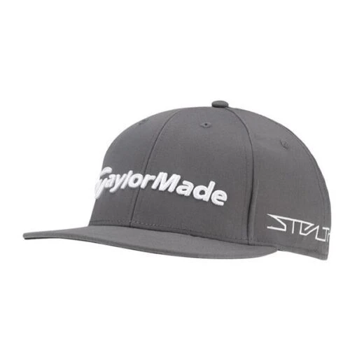 TaylorMade Tour Flatbill Cap Charcoal -Taylormade TA23H0301003 L