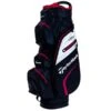 TaylorMade Deluxe Waterproof Cart Bag Black - White - Red -Taylormade TA9A0301001 L