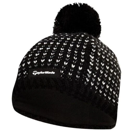 TaylorMade Ladies Beanie Black -Taylormade TA9H0306001 L