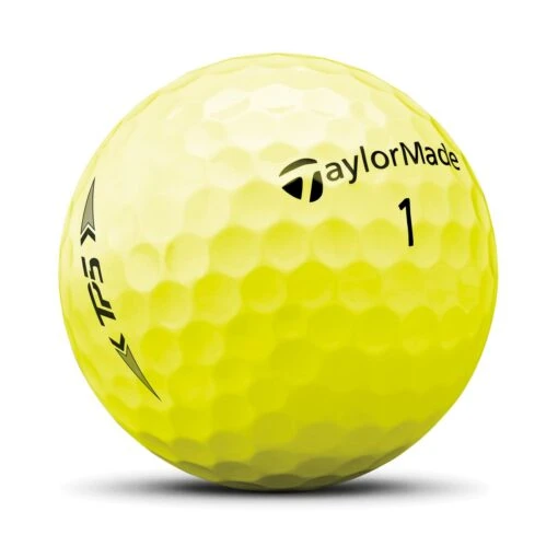 TaylorMade TP5 Golf Balls - Yellow -Taylormade TP5 Golf Balls Yellow YELLOW 1