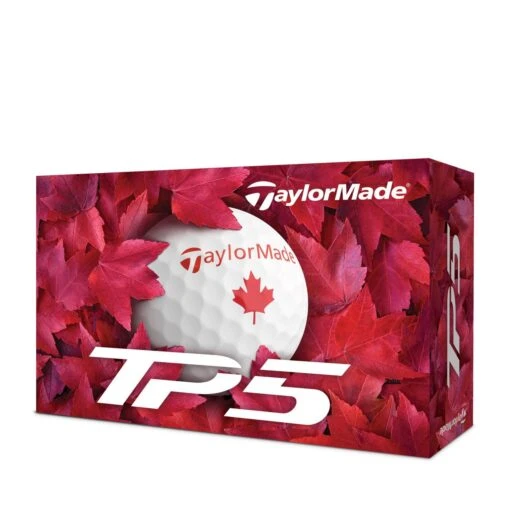 TaylorMade TP5 Maple Leaf Golf Balls - 6 Pack -Taylormade TP5 Maple Leaf Golf Balls 6 Pack