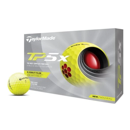 TaylorMade TP5x Golf Balls -Taylormade TP5x Golf Balls YELLOW