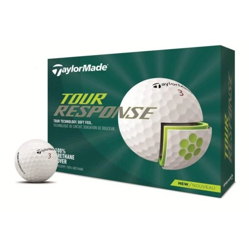 TaylorMade Tour Response Golf Balls - White -Taylormade Tour Response Golf Balls White