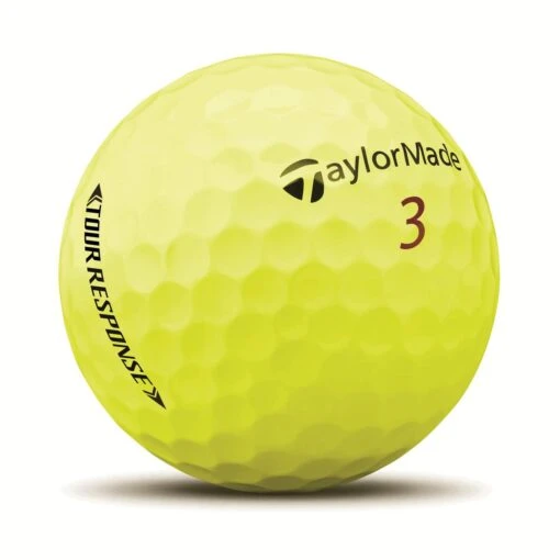 TaylorMade Tour Response Golf Balls - Yellow -Taylormade Tour Response Golf Balls Yellow 1